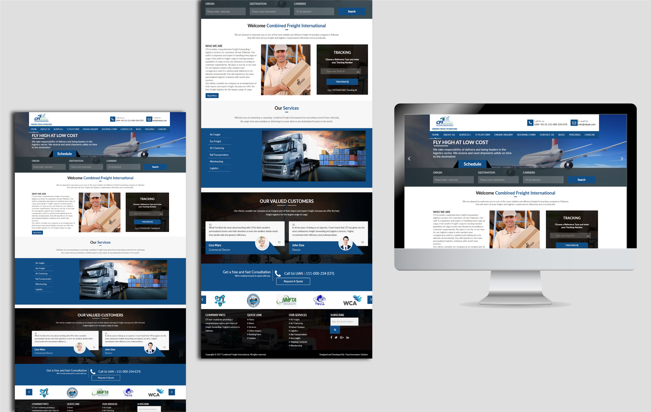 logistics-website-design-mockups